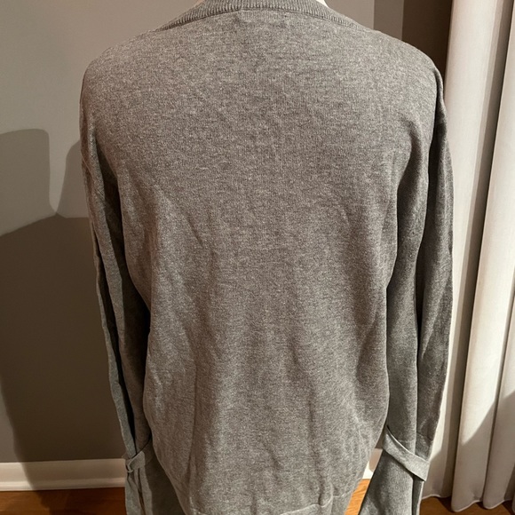 NWOT jcrew gray cotton sweater with bell sleeves. Size xl. - Picture 13 of 16